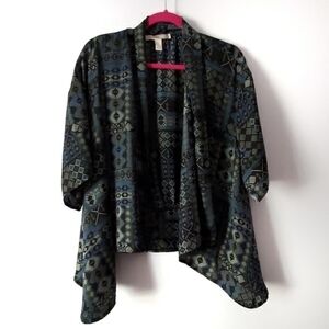 Forever 21 Geometric Southwest Print Shrug